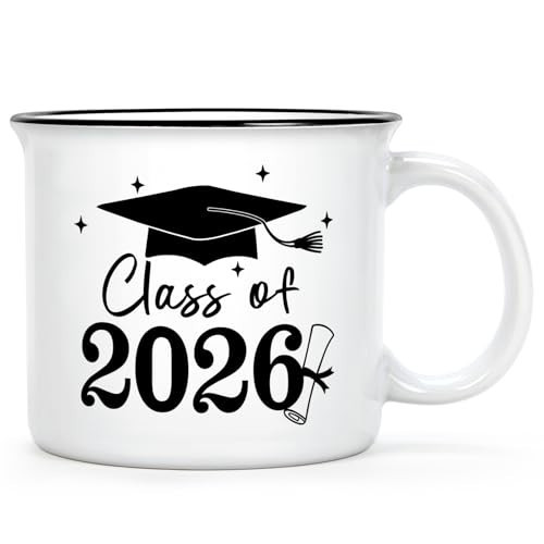 YHRJWN Graduation Gift for Him Her, Class of 2026 Coffee Mug, High School Master Degree MBA PhD 2026 Graduation Gift for College Graduates Friends Classmates, 15 Oz | Amazon (US)