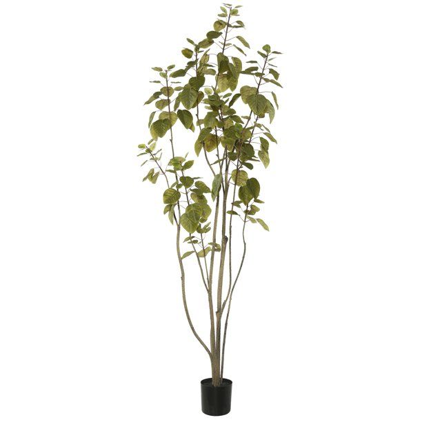Vickerman 6' Artificial Green Potted Cotinus Coggygria Tree with 357 Leaves - Walmart.com | Walmart (US)