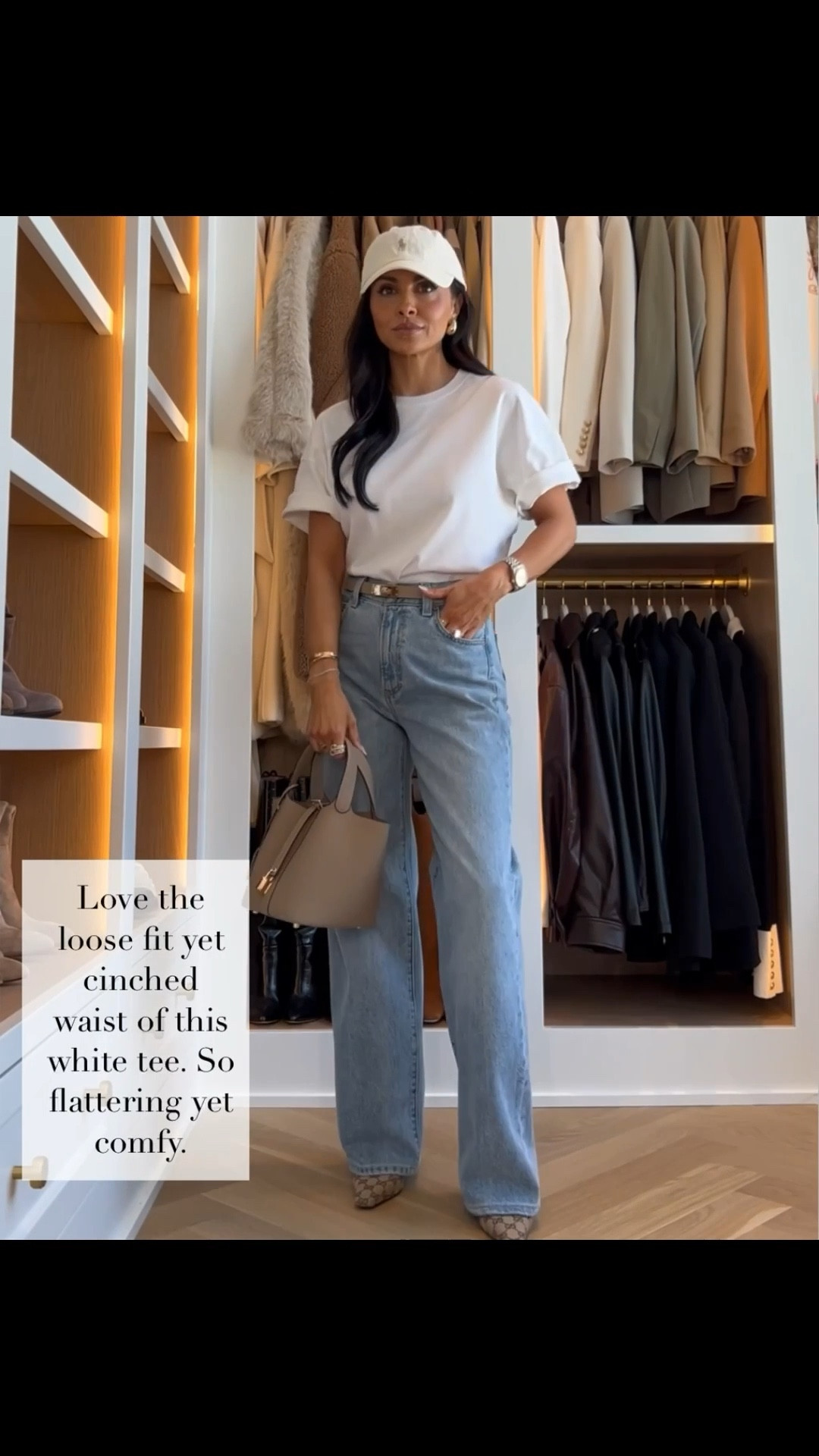 The best white tee I tell all my friends to buy. The Interlock Cotton Barclay T Shirt from Aritzia is not sheer, subtly cinches the waist without feeling baggy, and instantly makes casual outfits look polished. The perfect staple for effortless spring styling with denim, trousers, or skirts.

White Tee - wearing an XS
Mother Jeans - Wearing a 24, runs TTS

miamiamine aritzia barclay t shirt best white tee elevated basics casual spring outfits cinched waist tee capsule wardrobe staples minimalist style everyday outfit essentials chic casual fashion spring wardrobe must haves

#LTKgrwm #LTKWorkwear #LTKPetite