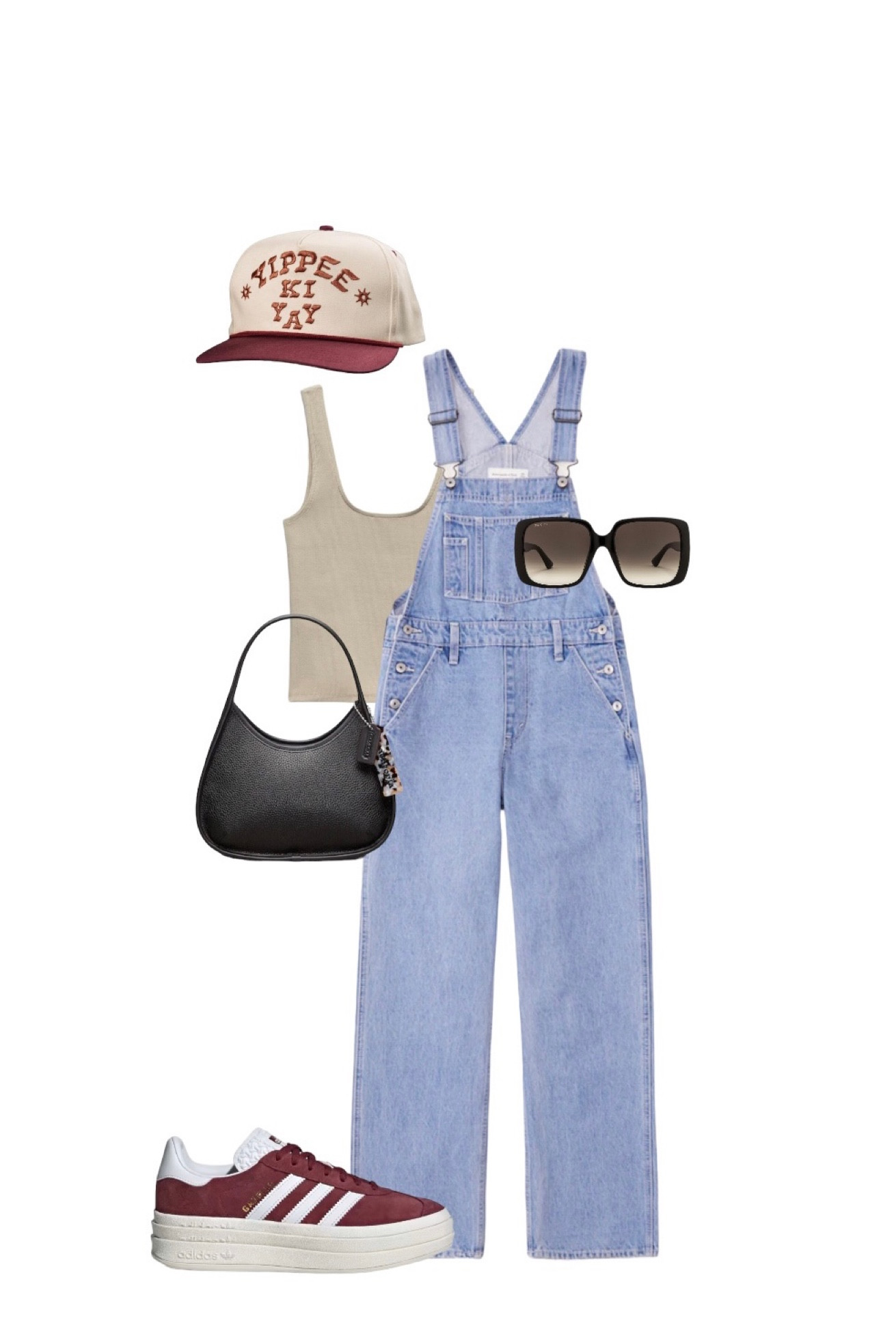 Fall outfit inspiration with the cutest trucker hat from Sendero Provisions 🍂

// fall, fall outfit, sendero provisions, trucker hat, abercrombie, overalls, coach, coach purse, zara, zara tank top, gucci, gucci sunglasses, trucker hat inspiration, fall outfit inspiration



#LTKunder50 #LTKstyletip #LTKSeasonal