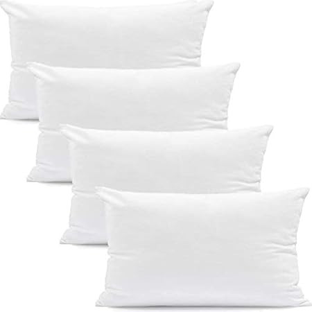 Phantoscope 12x20 Pillow Insert - Throw Pillow Insert with 100% Cotton Cover - Lumbar Square Form Pi | Amazon (US)