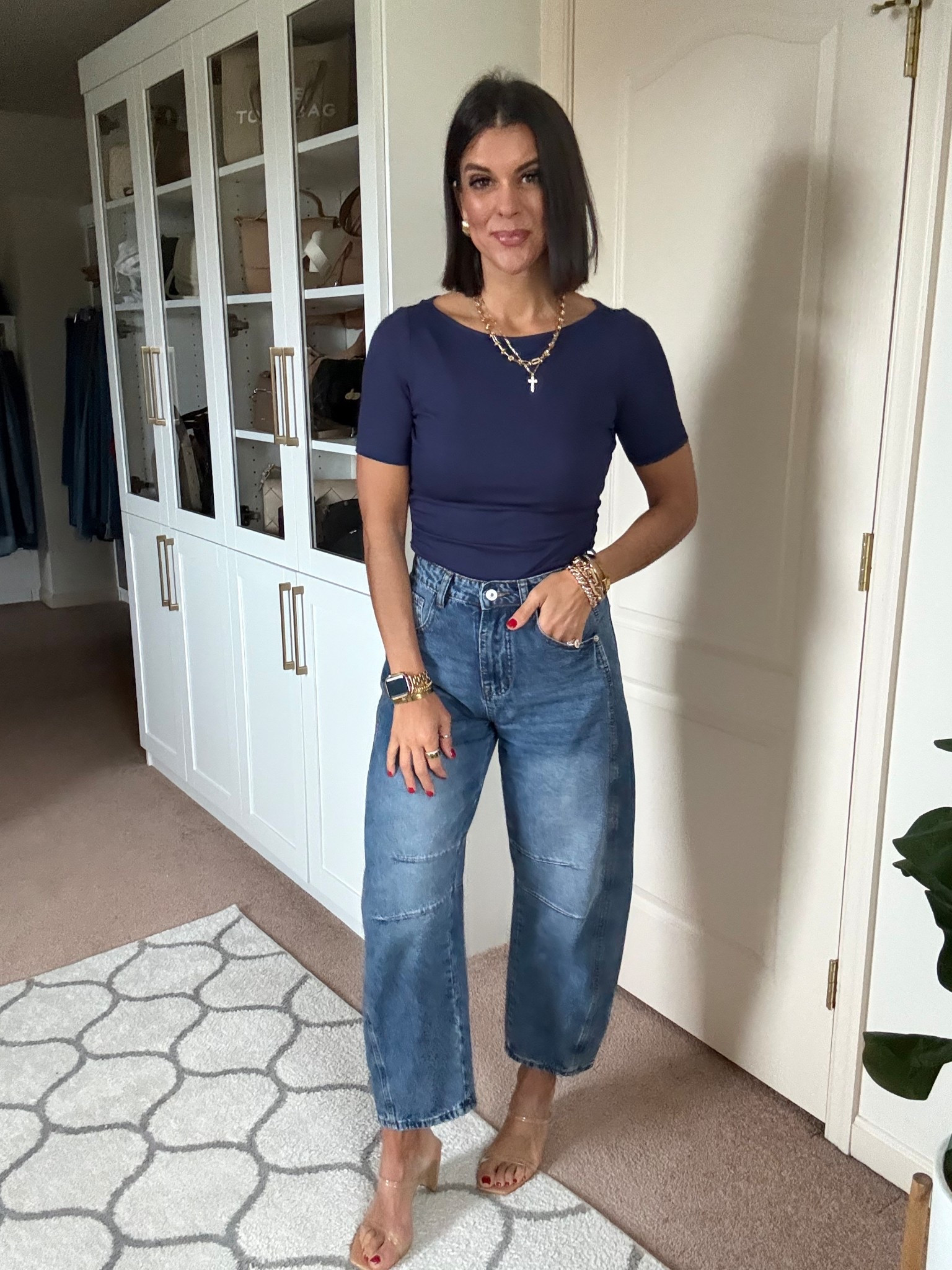 Size small in top size 2 in jeans 

#LTKSeasonal