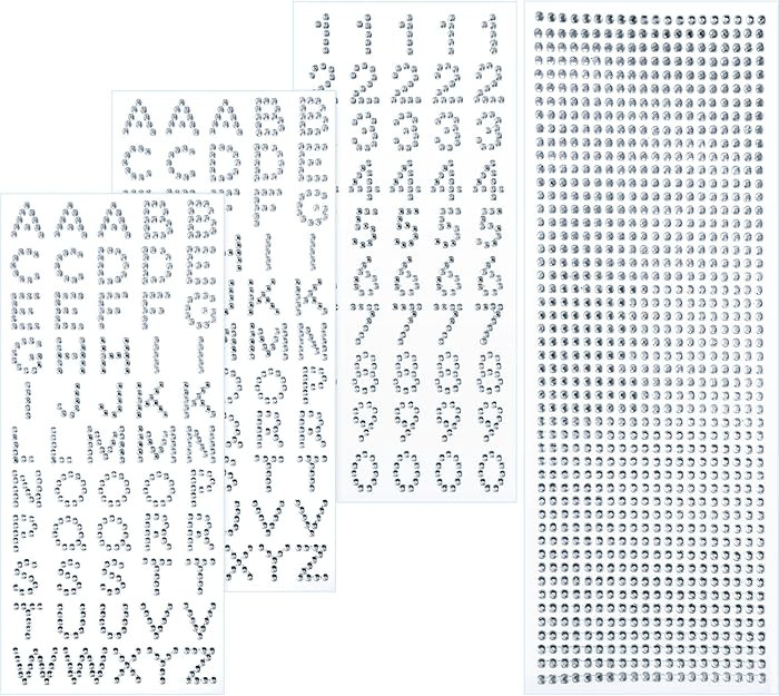 Blulu Rhinestone Letter Stickers for Graduation Cap Grad Cap Decorations Diamond Glitter Alphabet... | Amazon (US)