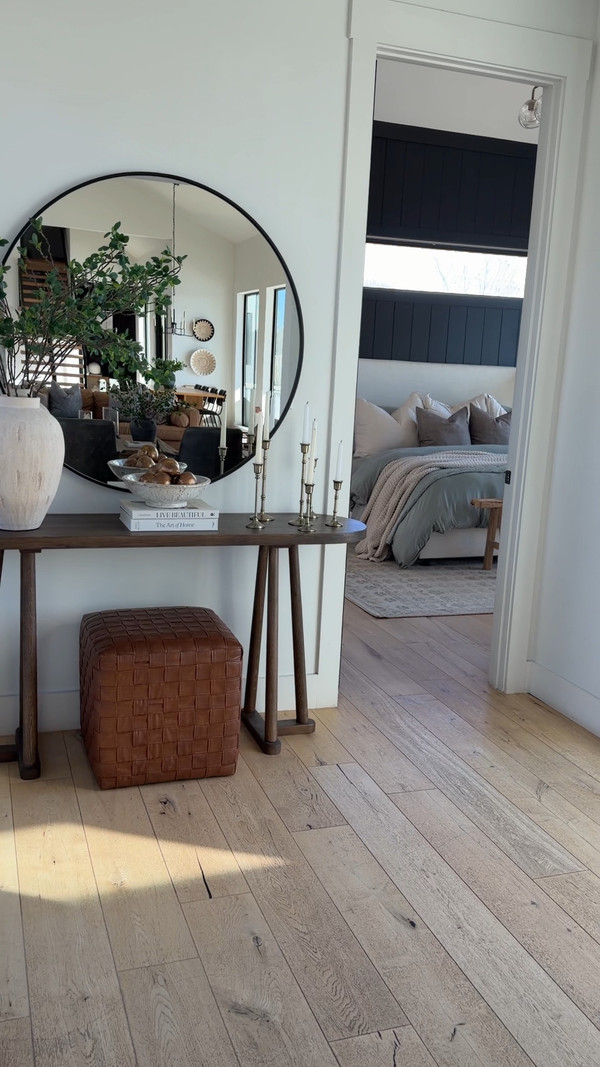 Refreshing our home for spring always starts with lighter layers and simple…