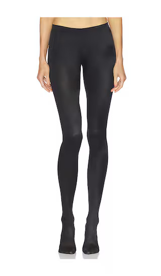 Wolford Satin De Luxe Tights in Black. - size S | Revolve Clothing (Global)