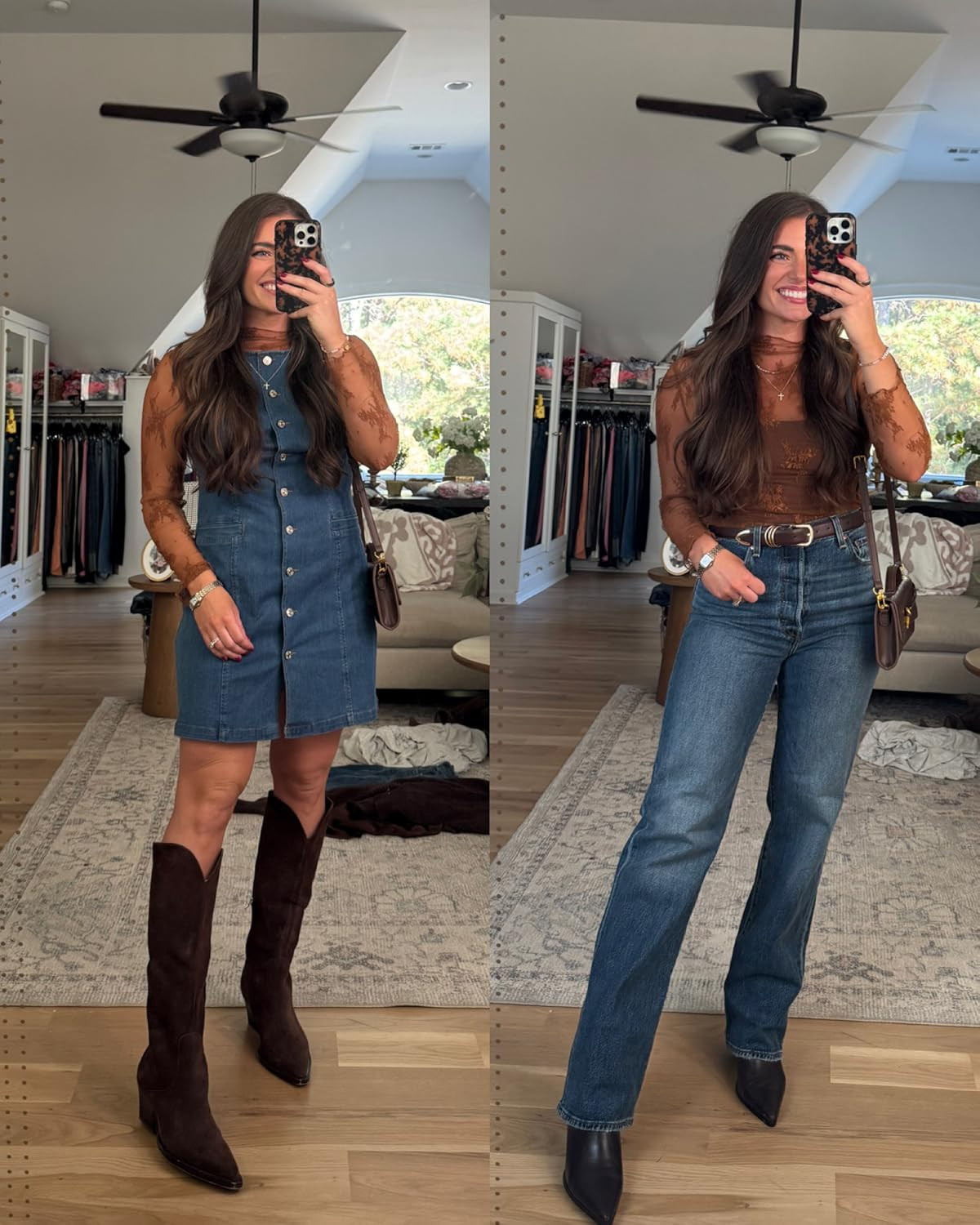 DREAM PAIRS Knee High Boots Women Chunky Block Heel Square Toe Side Zipper Tall Boots for Women | Amazon (US)