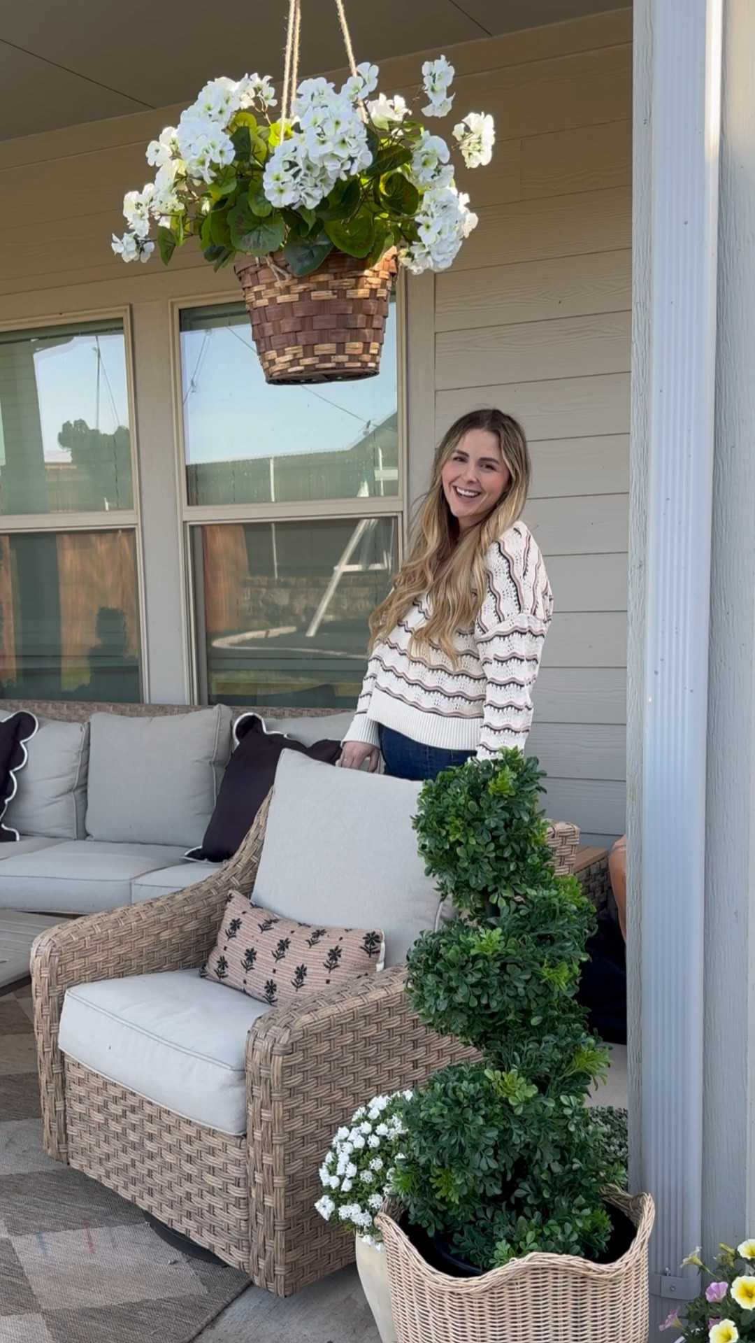 Adding faux plants to our patio for spring from Nearly Natural 

#LTKSeasonal #LTKWatchNow #LTKHome