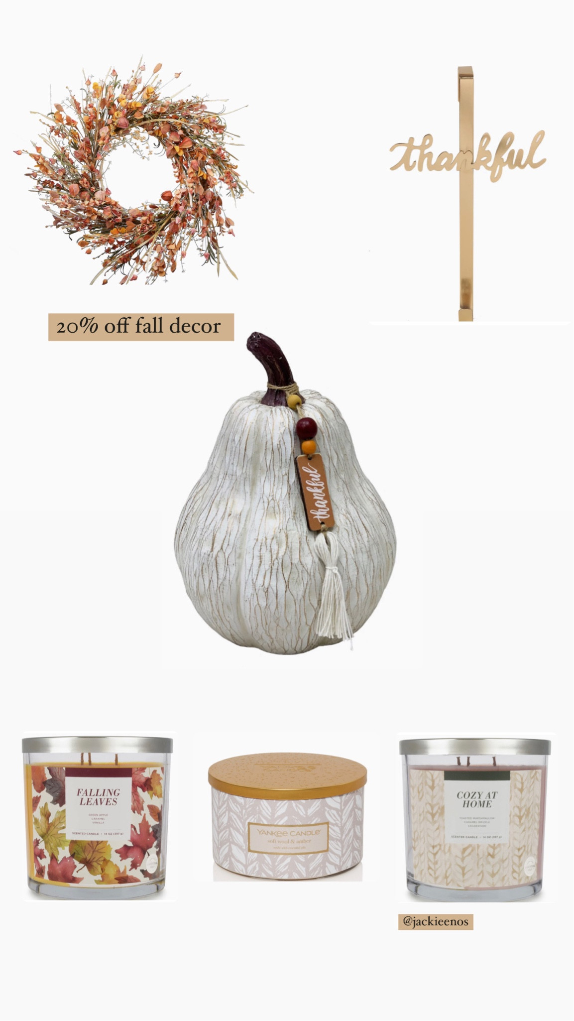 20% off fall decor 

#LTKSeasonal #LTKhome #LTKsalealert