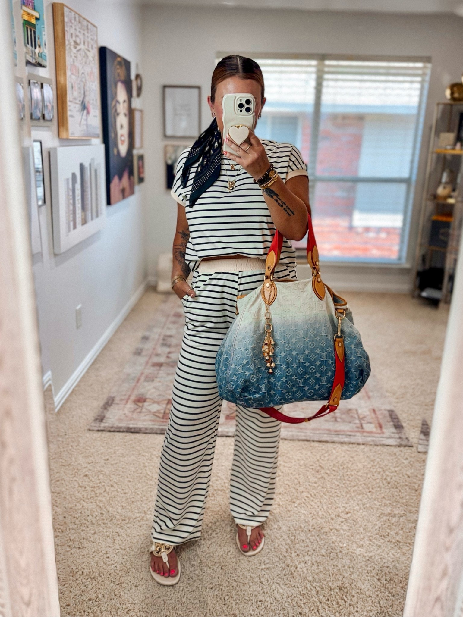 My Wednesday elevated casual ootd in this under $30 striped Amazon set 🫶🏻

#LTKootd #LTKOver40