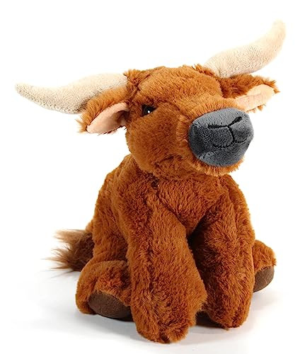 The Petting Zoo Longhorn Stuffed Animal Plushie, Gifts for Kids, Wild Onez Wildlife Animals, Longhorn Plush Toy 9 inches | Amazon (US)