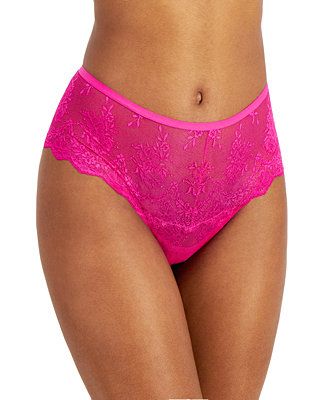 INC International Concepts High-Waist Lace Thong, Created for Macy's & Reviews - Bras, Underwear ... | Macys (US)