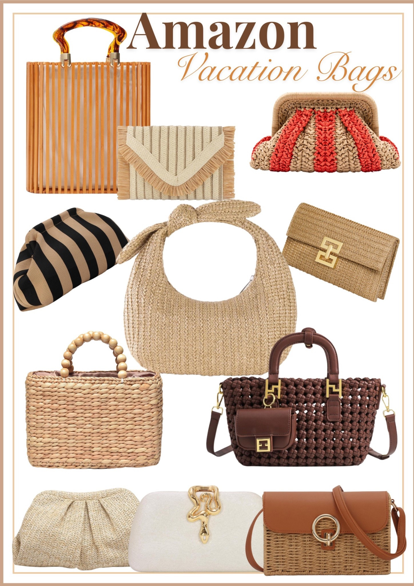 Vacation season is quickly approaching and Amazon has the perfect bags for the occasion! 

#LTKItBag #LTKFindsUnder50 #LTKStyleTip