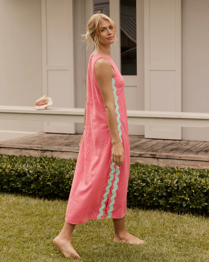 Zalia Side Stripe Maxi Dress | Southern Tide
