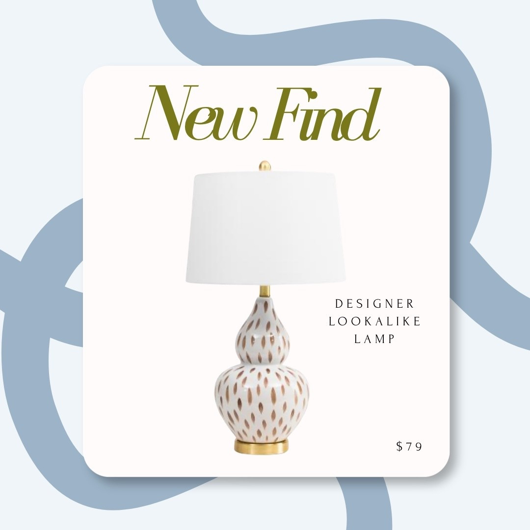 Designer look for less lamp only $79!