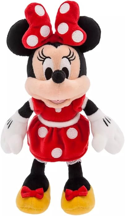Disney Store Official Mini Bean Bag Plushies – Minnie Mouse – Red Dress - Cute Stuffed Animal... | Amazon (US)