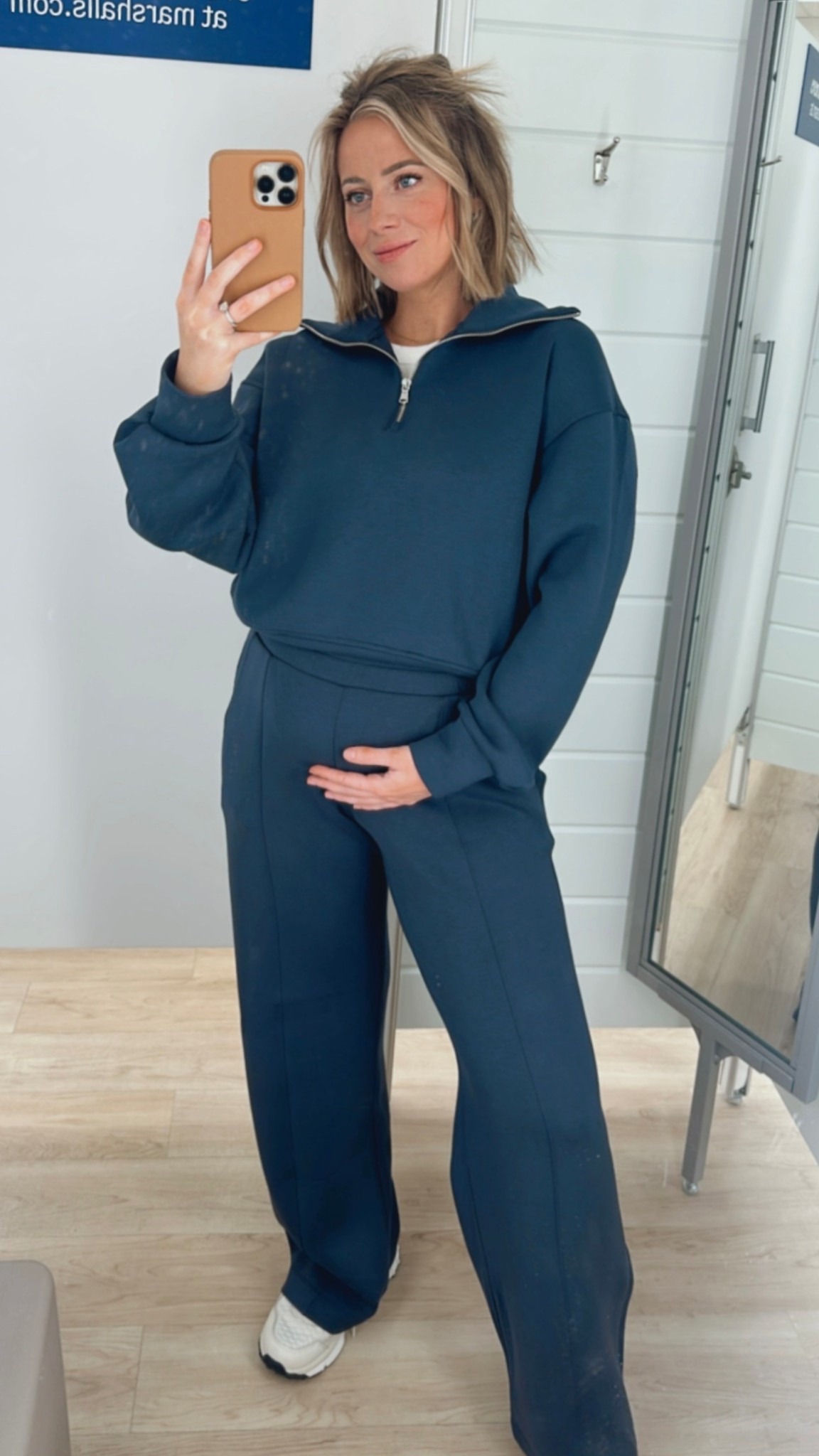 the comfiest outfit for pregnancy and postpartum! Plus it’s 50% off today! ⭐️🤩

wearing medium in top and small tall in pants 

#LTKSaleAlert #LTKmomlife #LTKHoliday