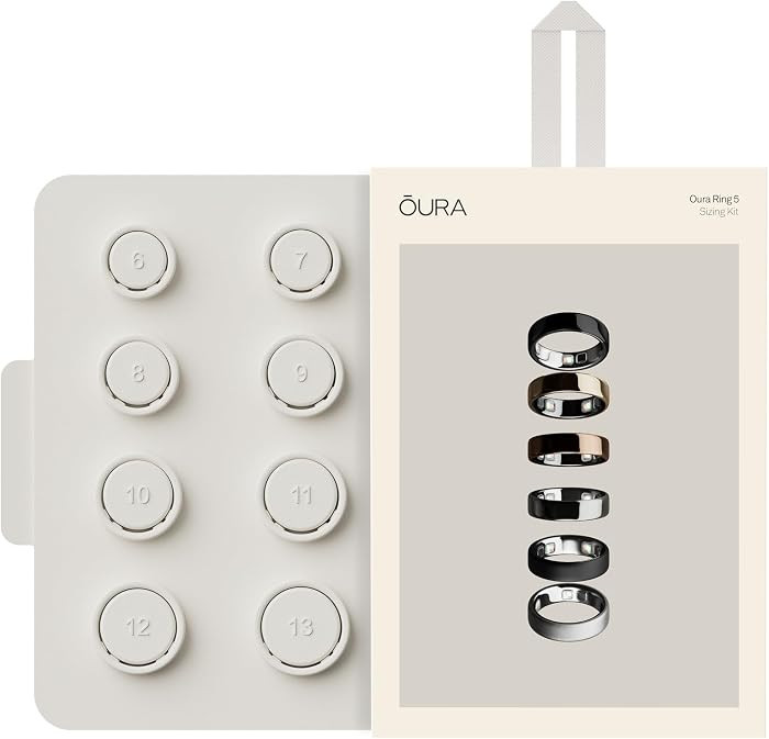 Oura Ring 5 Sizing Kit - Size Before You Buy Oura Ring 5 - Unique Sizing, Not Standard Ring Sizin... | Amazon (US)