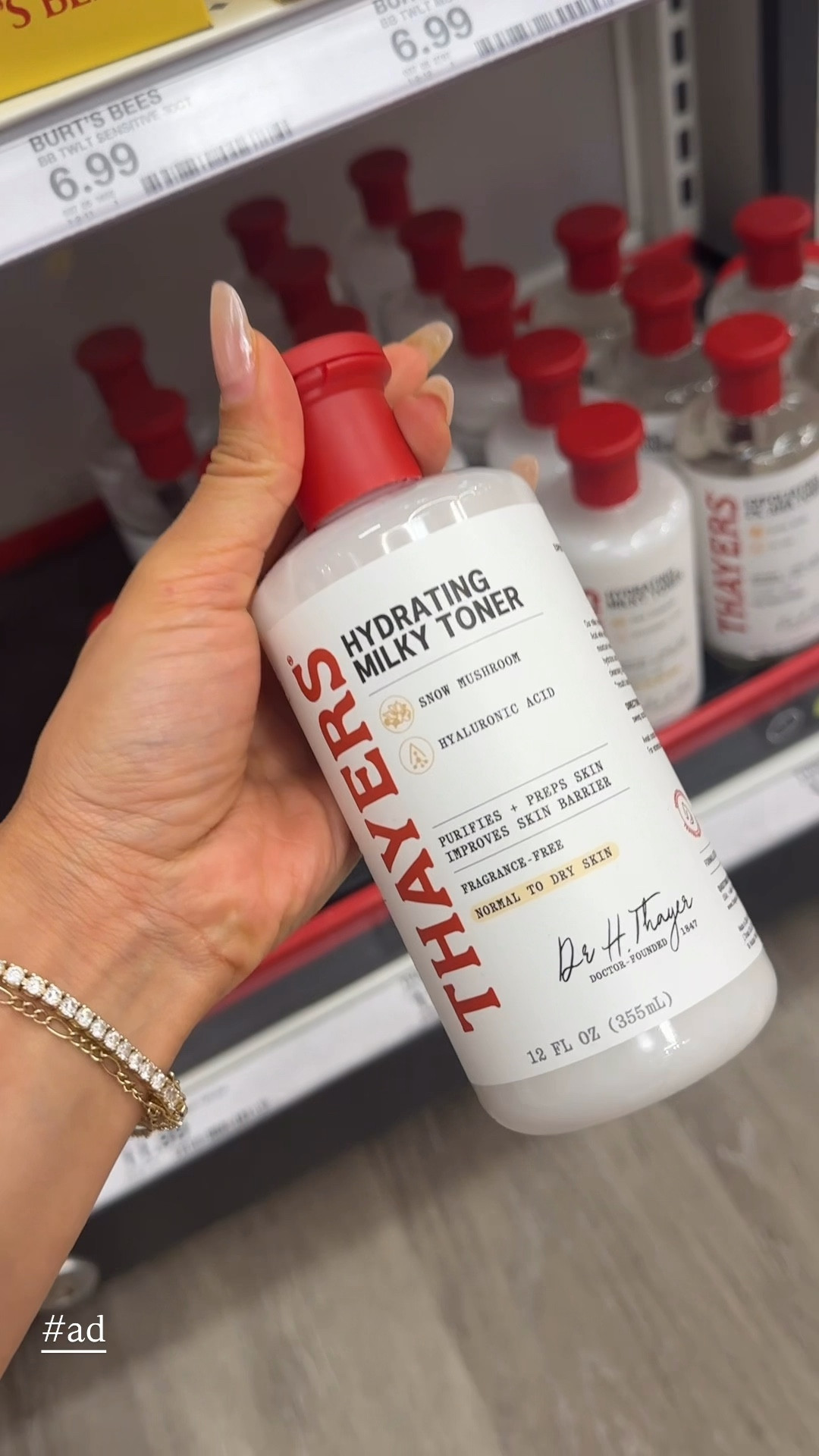 #Ad Am I the only one who dreads taking off my make up after a long night? 😅 ever since picking up these @thayers products from @target it’s made the whole process so easy, so I’m off to bed in no time with clean and hydrated skin! #thayerspartner #targetpartner #targetstyle #target 