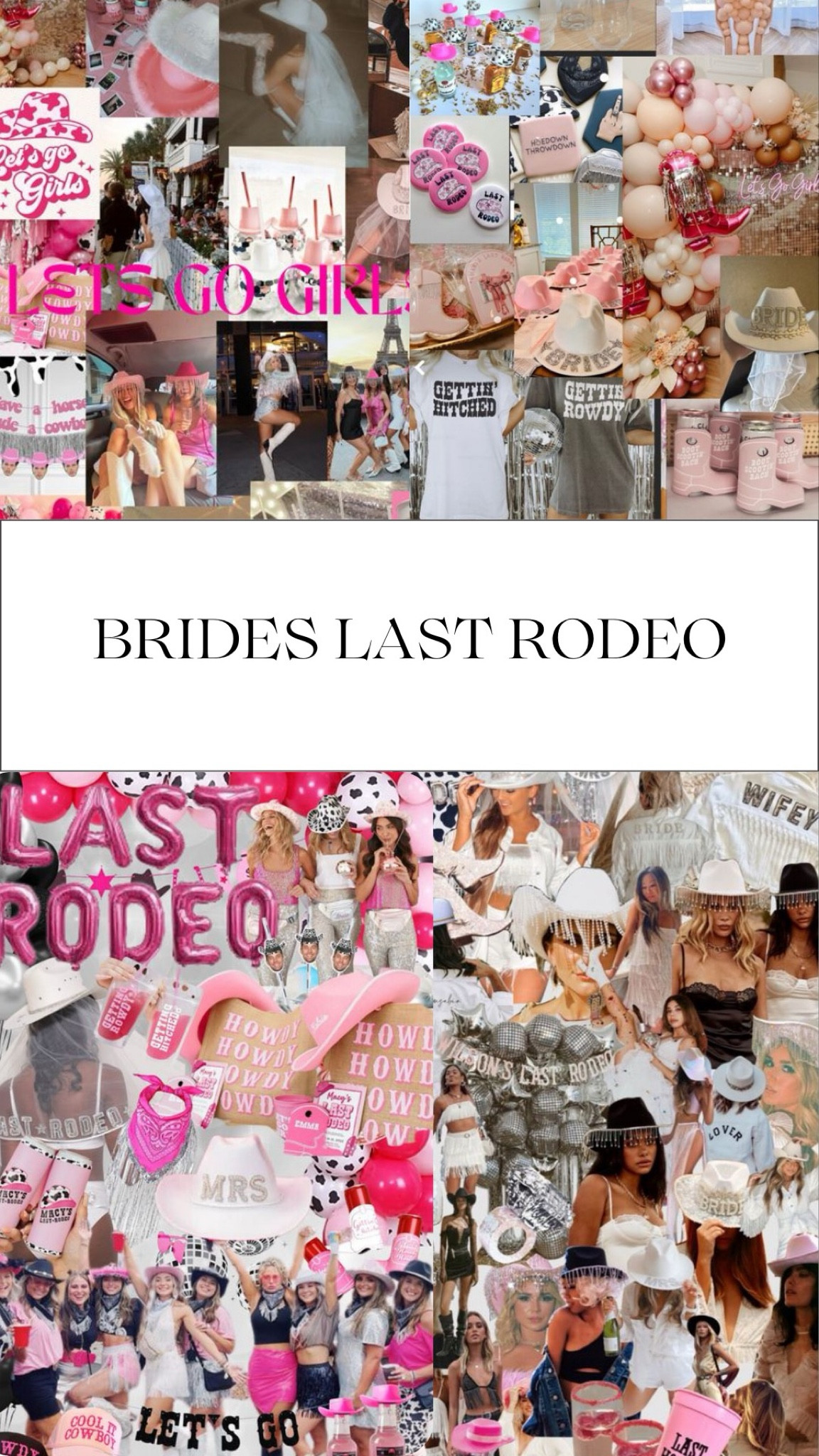 Brides Last Rodeo Bachelorette Theme! 

#LTKparties #LTKwedding #LTKtravel