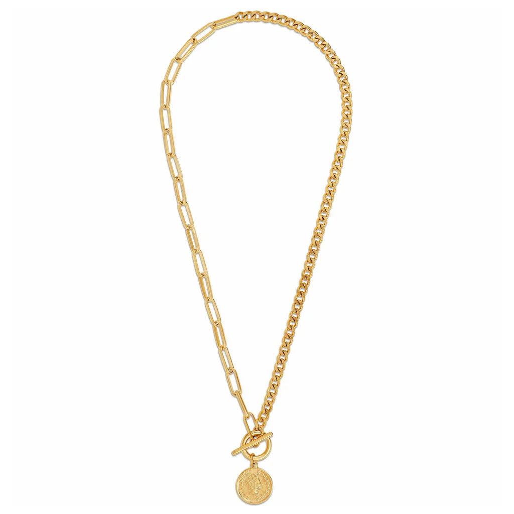 Ellie Vail - Stacie Toggle Chain Coin Necklace | Ellie Vail Jewelry