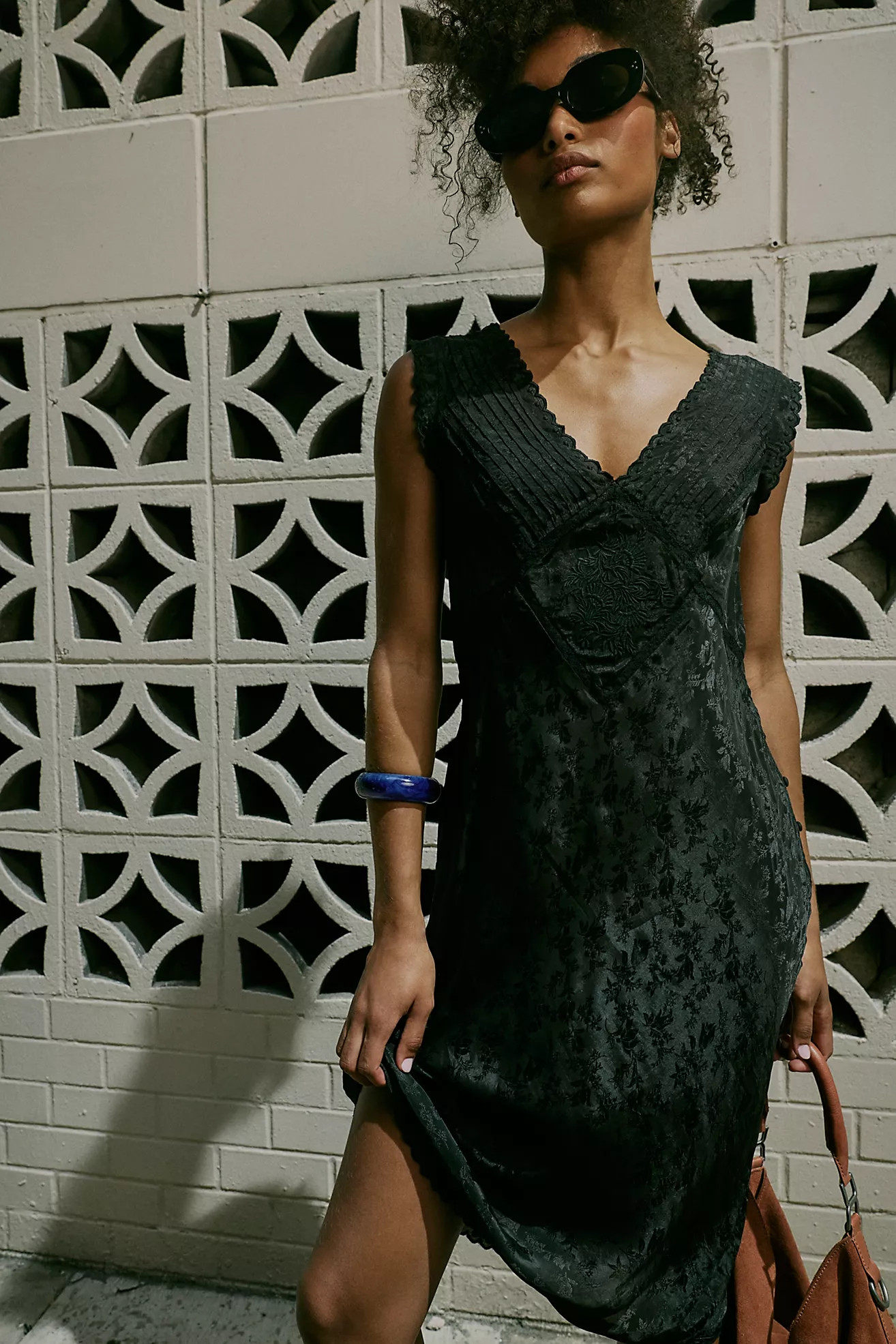 Me With You Satin Midi Slip Dress | Free People (UK)