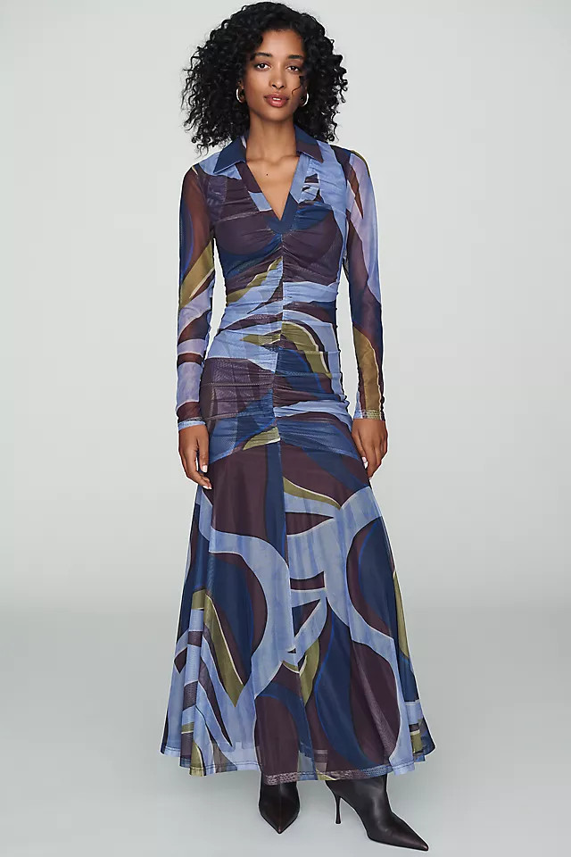 Gael Mesh Maxi Dress | Anthropologie (US)