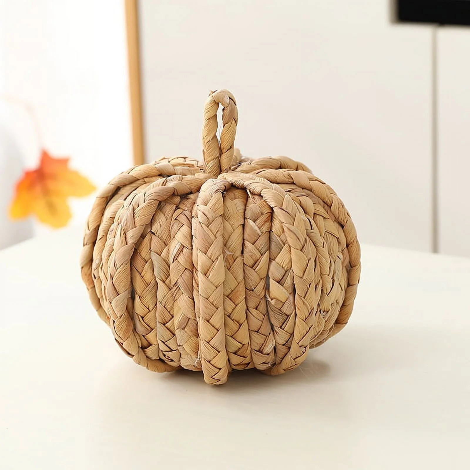 Tanataa Wood Pumpkin Decor, Fall Centerpieces, Autumn Thanksgiving Decor, Beige, One Size, 1 Coun... | Walmart (US)