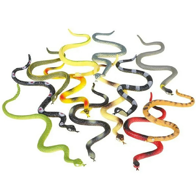 12 - 6" Rain Forest Fake Realistic Rubber Snakes Animals Party Gag Joke | Walmart (US)