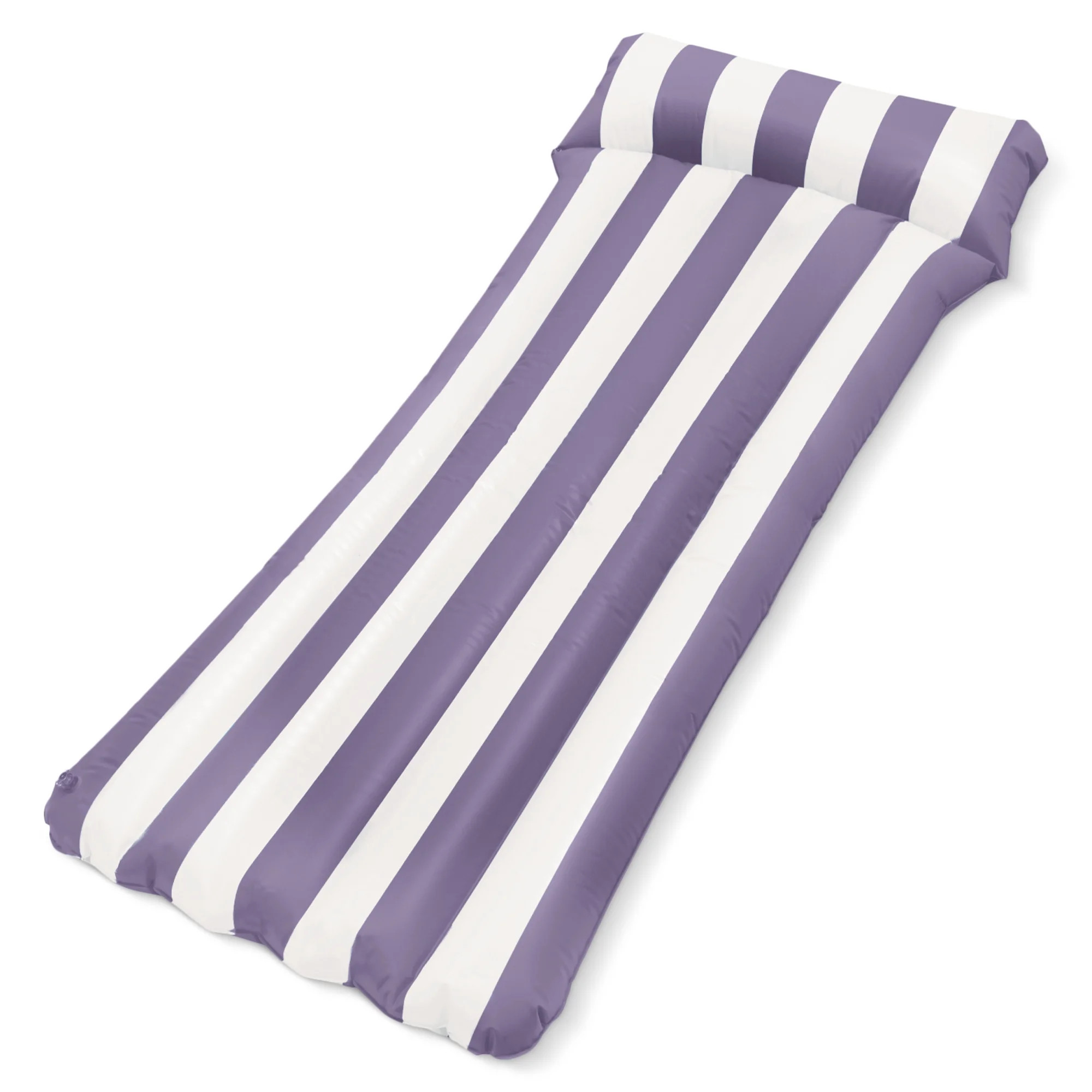 Sun's Out 70" Pool Lounger with Built-In Pillow for Ages 14+ Purple | Walmart (US)