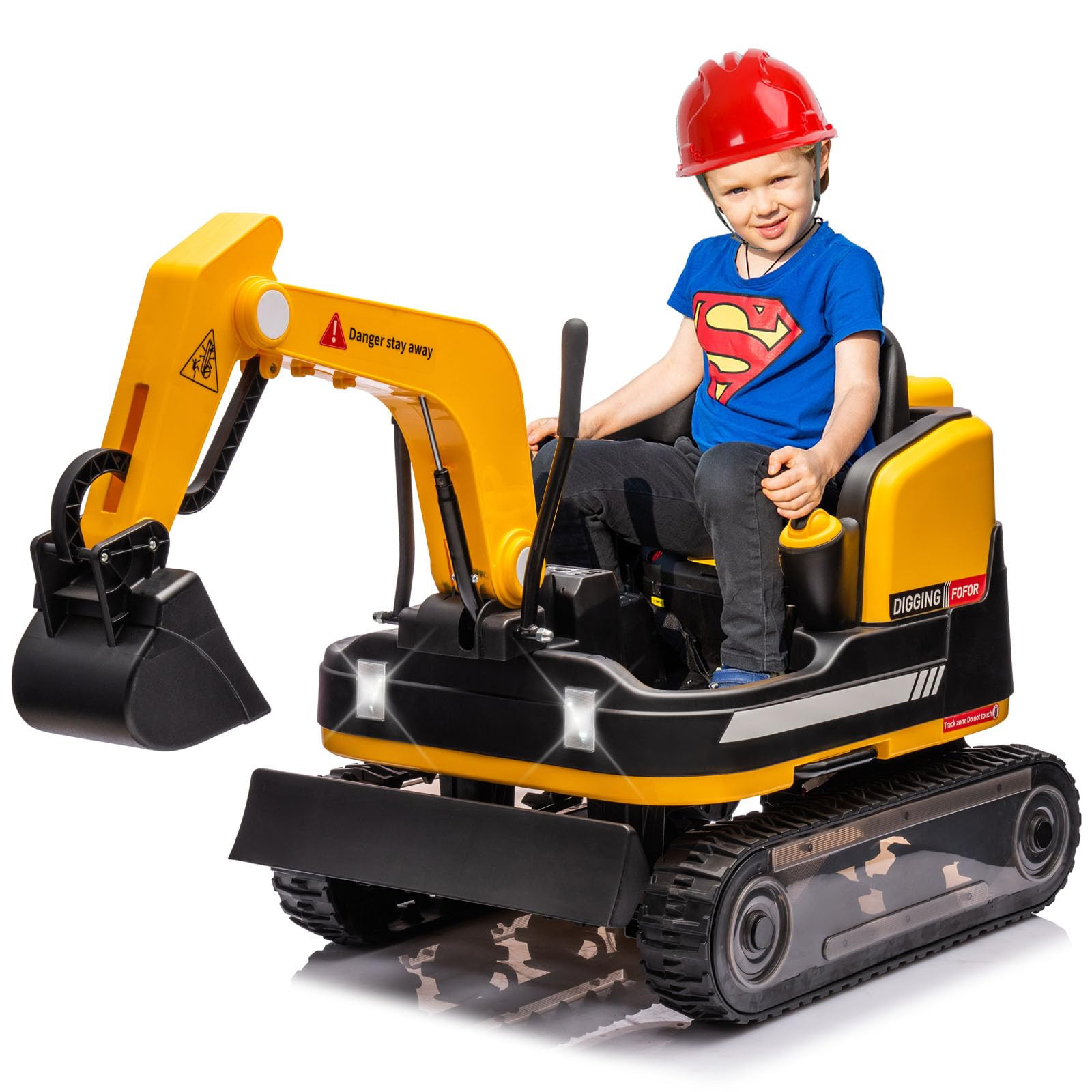 JOYLDIAS 360 Degree Rotating Ride On Excavator and Bulldozer,12V12AH Battery Powered Ride On Toy ... | Amazon (US)