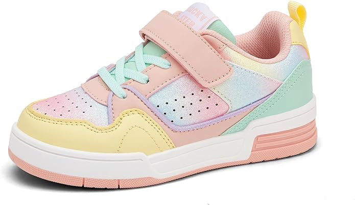 LUCKY STEP Kid's Slip On Sneaker Comfort Casual Running Tennis School Low Top Sneaker Strap Athle... | Amazon (US)