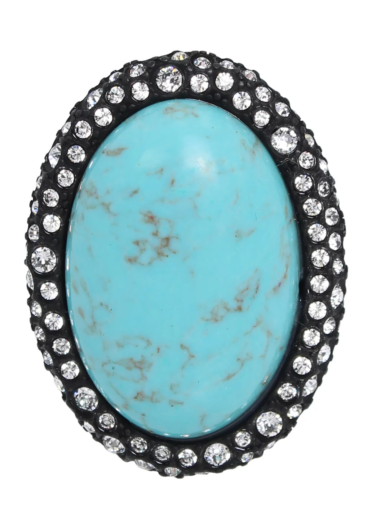 Pavé Turquoise Brooch | Belk
