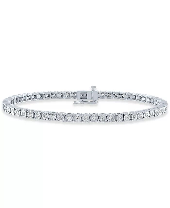 Macy's
          
        
  
      
          Diamond Tennis Bracelet (1 ct. t.w.) in Sterling S... | Macy's