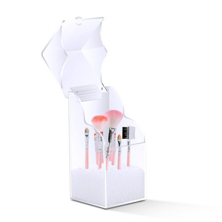 Ikee Design Clear, Bead-Based Makeup Storage Box - Clear | Walmart (US)