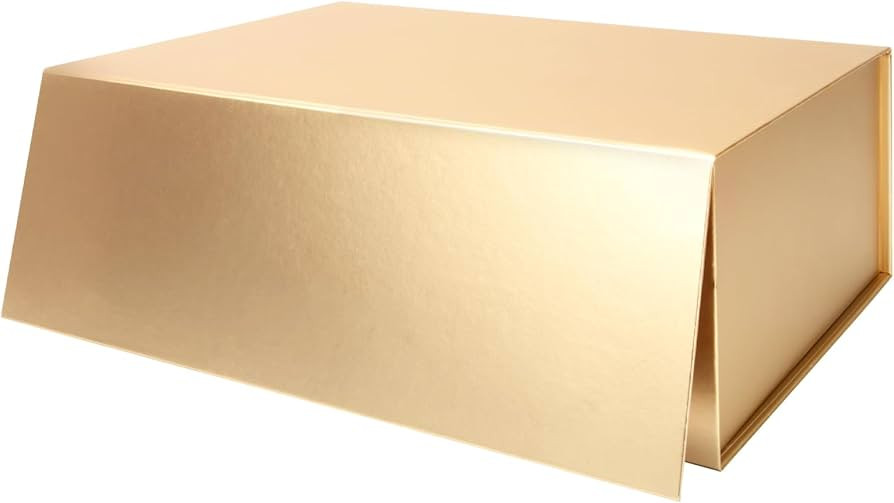 CHECHNYA 5 large gift box 13x10x5 inch foldable magnetic gift box, sturdy shirt box, hard large g... | Amazon (US)