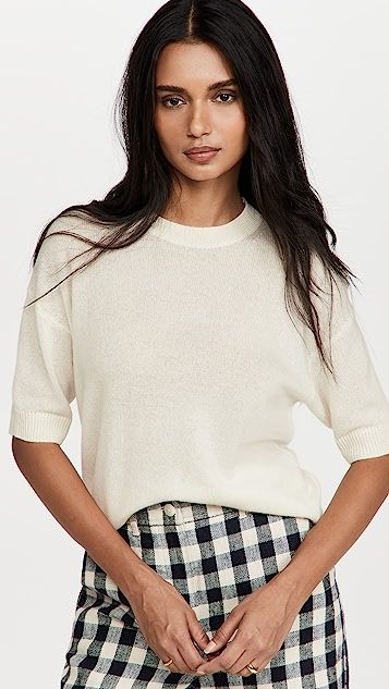 Cashmere Short Sleeve Easy Pull Over | Shopbop