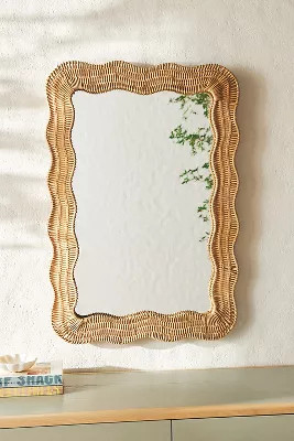 Scalloped Linden Mirror | Anthropologie (US)