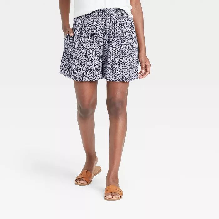 Women's Smocked Waist Pull-On Shorts - Knox Rose™ | Target
