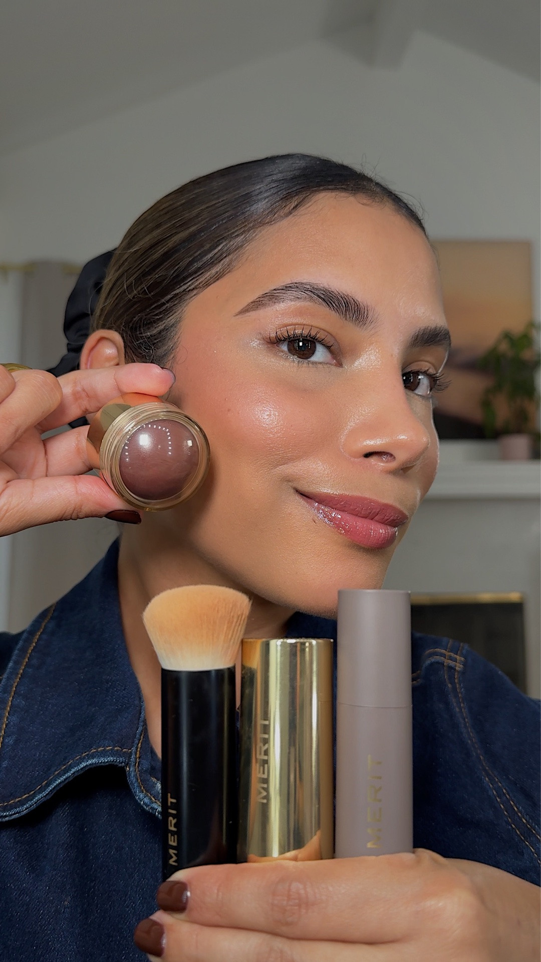 quick simple makeup with @Merit products, these products make it super simple to do my makeup in under 10 minutes, they are easy to use and are so creamy that blend so fast 😍 love that!!! 
#meritpartner

#LTKBeauty