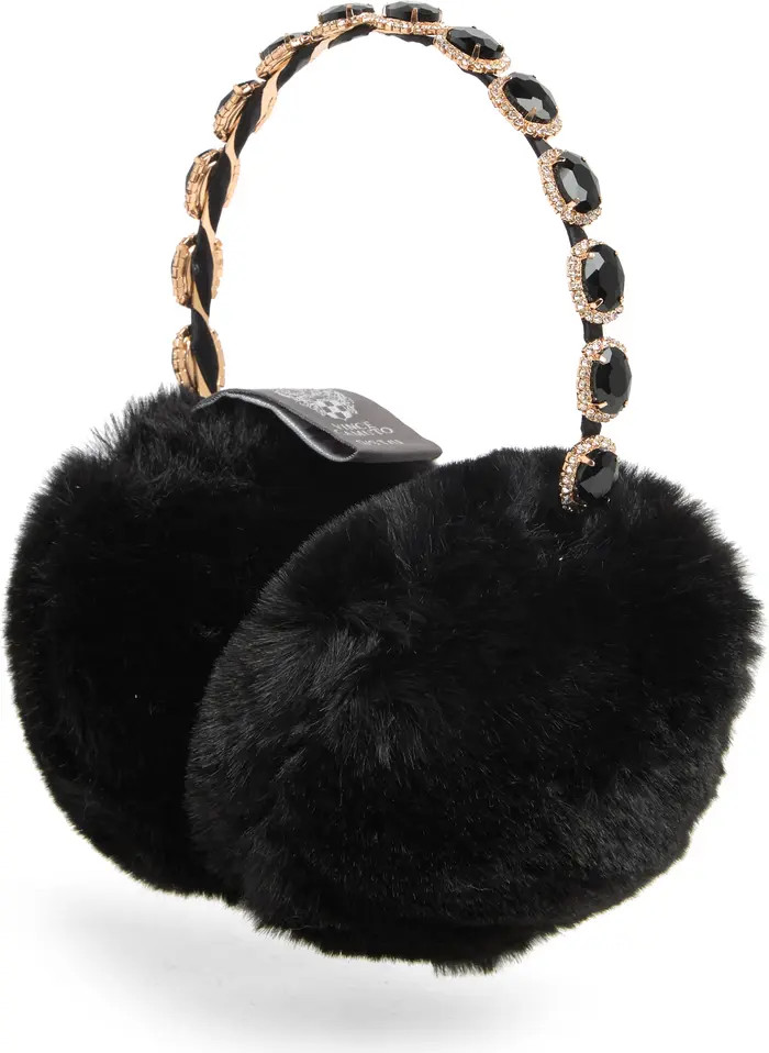 Vince Camuto Jeweled Faux Fur Earmuffs | Nordstromrack | Nordstrom Rack