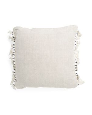 Linen Oscar 20x20 Tassel Pillow | Throw Pillows | Marshalls | Marshalls