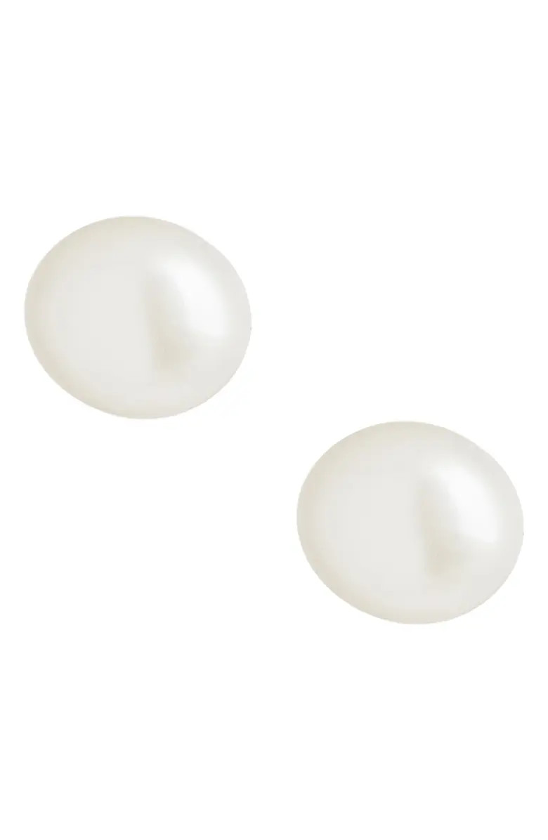 Sterling Silver Baroque Pearl Stud | Nordstrom