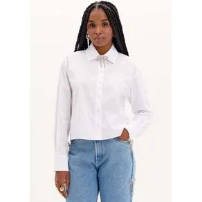 Camisa Curta Manga Longa Branco M | OffPremium (BR)