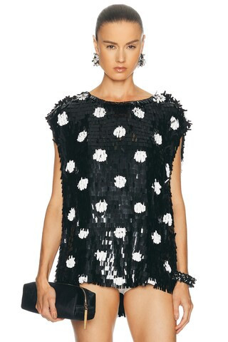 Dries Van Noten Cuzco Top in Black | FWRD 