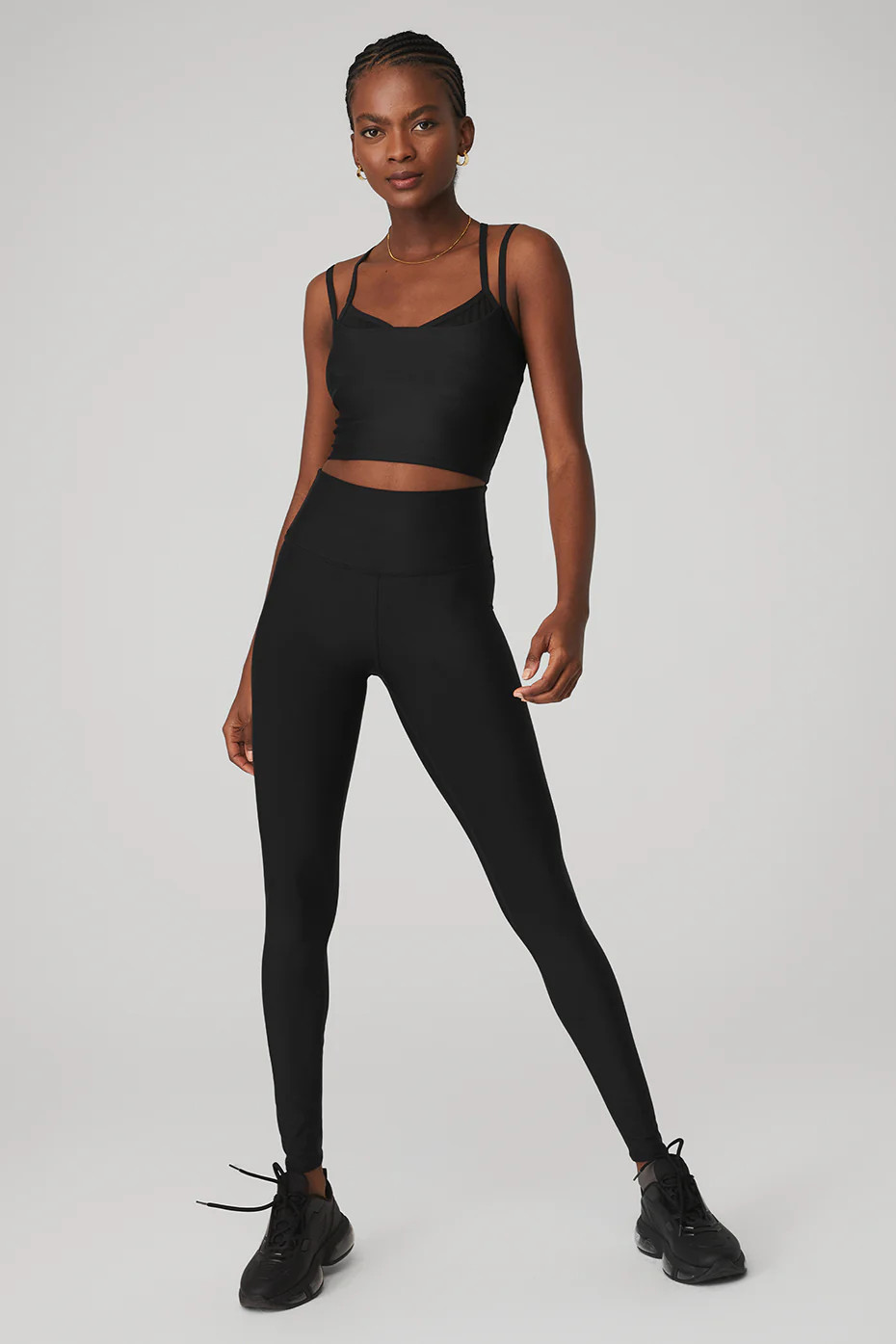 Airlift Double Check Bra Tank & High-Waist Airlift Legging Set | Alo Yoga