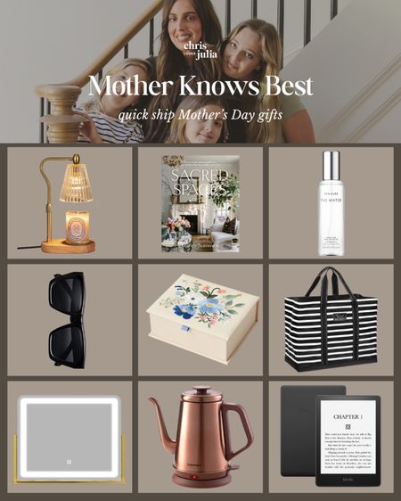 Quick ship Mother’s Day gifts from Amazon if you’re still shopping for mom!

Candle warmer lamp, sacred spaces coffee table, tanning spray, sunglasses, rifle paper box, scout bag, lighted vanity mirror, electric kettle, kindle paper white

#LTKfindsunder50 #LTKSeasonal #LTKGiftGuide