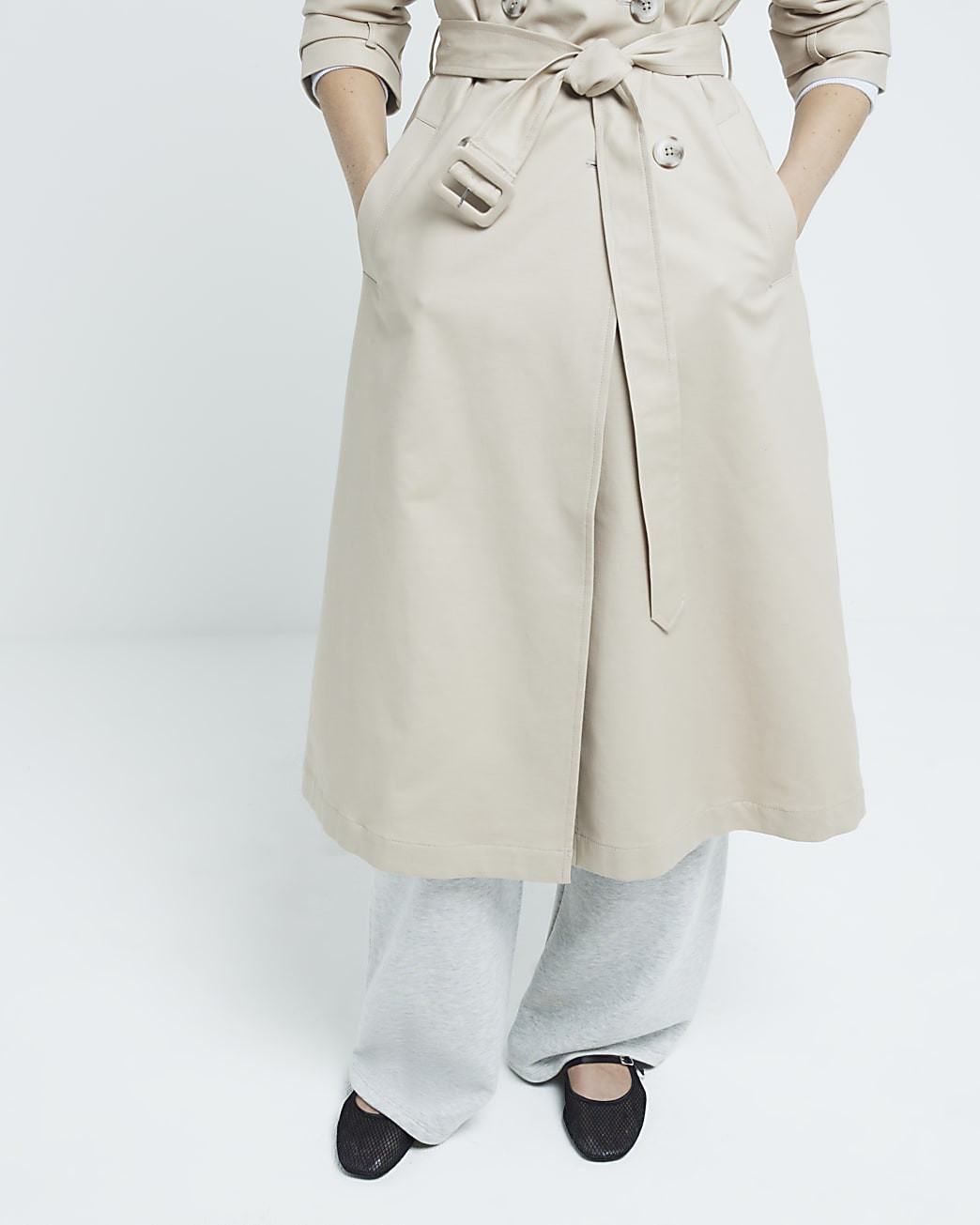 Black mesh mary jane ballet pumps | River Island (UK & IE)