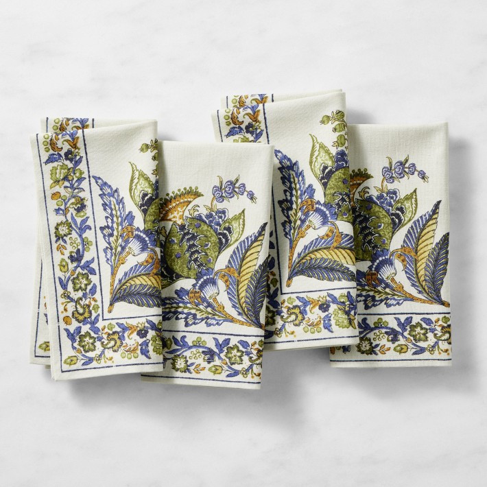 Provençal Pomegranate Napkins, Set of 4 | Williams-Sonoma
