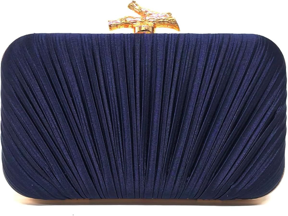 Clutch Purse for Women, Evening Bag with Removable Chain Strap Elegant Handbag for Wedding/Prom/C... | Amazon (US)