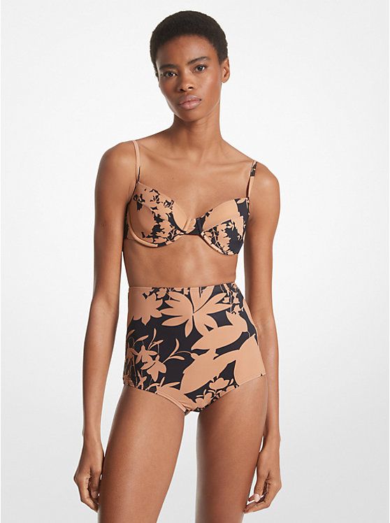 Floral Print Bikini Set | Michael Kors US
